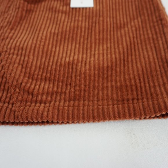 Sanctuary Womens Shirt 00 Corduroy Ryan Mini Skirt 24 Waist Spice of Life Brown - Picture 7 of 7